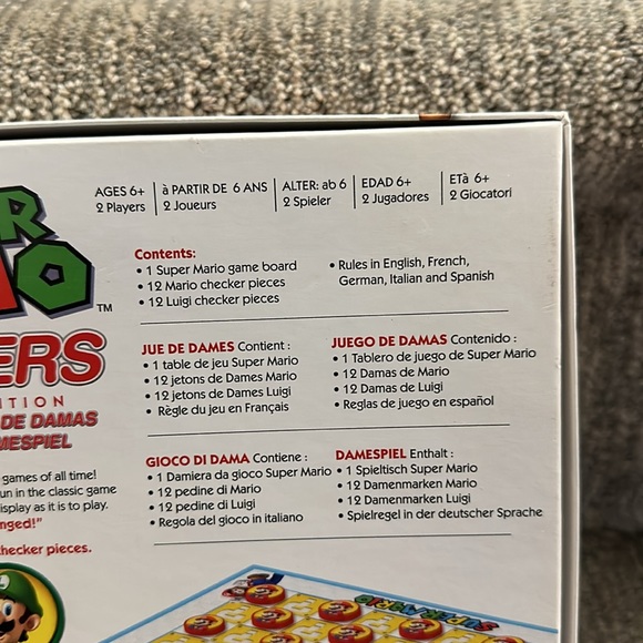 Super Mario Checkers Collectors Edition USAopoly Nintendo - Picture 4 of 10